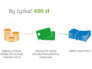 mBank da zarobić do 900 zł na opłacenie ZUS-u!